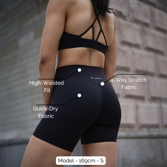 Short "Amber" Onyx Black
