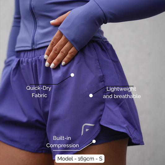 Shorts "Sable" Sapphire Blue