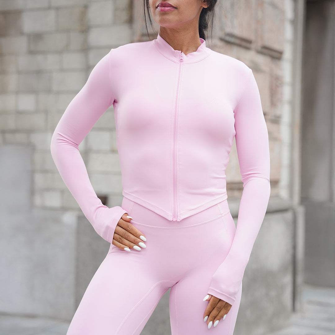 Dynamic Zip-Up "Sienna" Blossom Pink