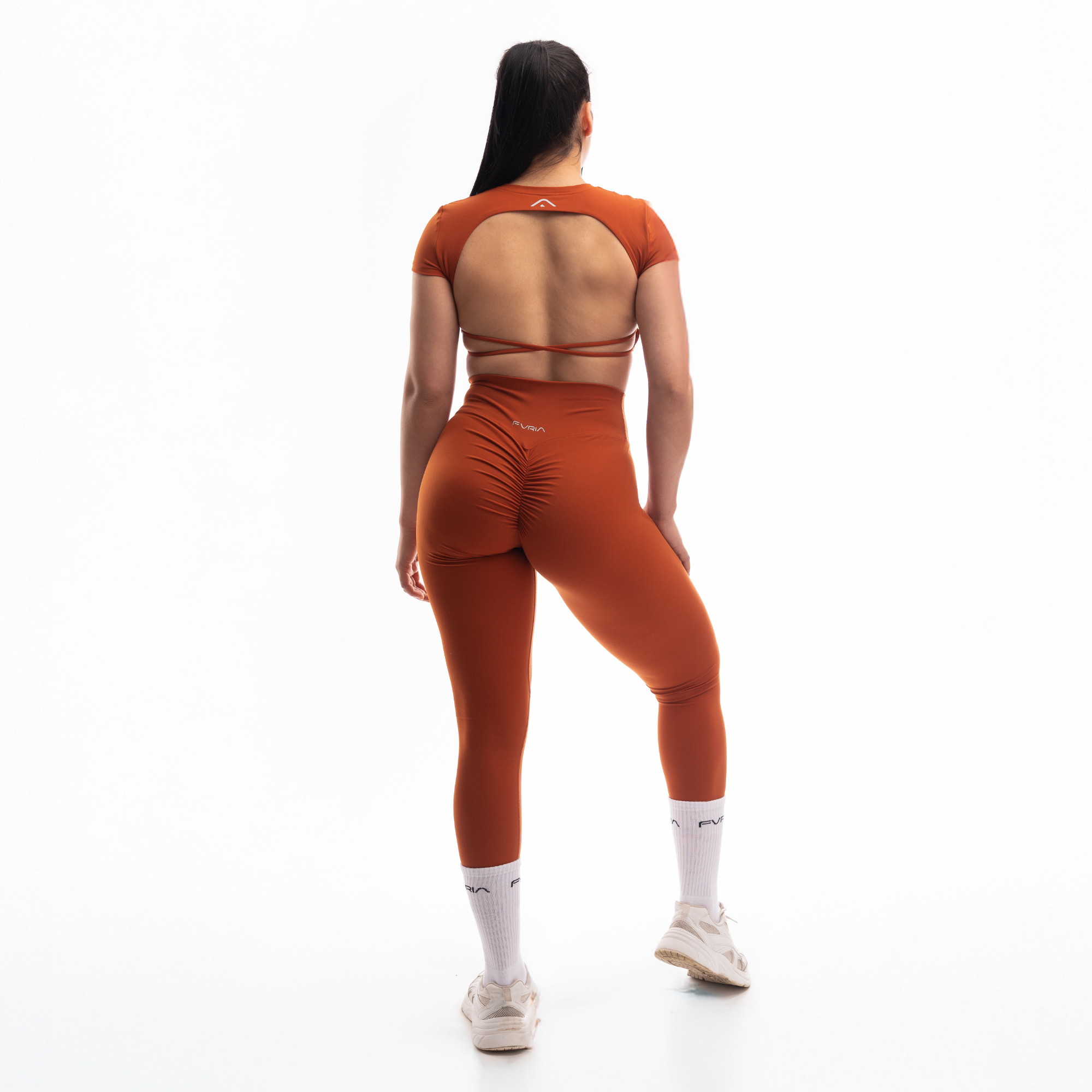 Crop Top Terracotta Rust