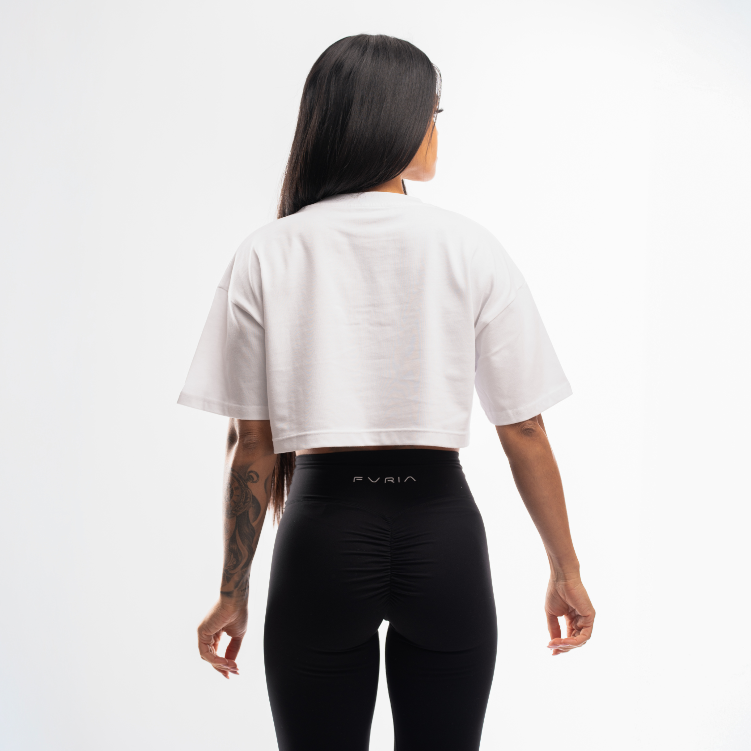 Signature Crop Top Fvria Alabaster White