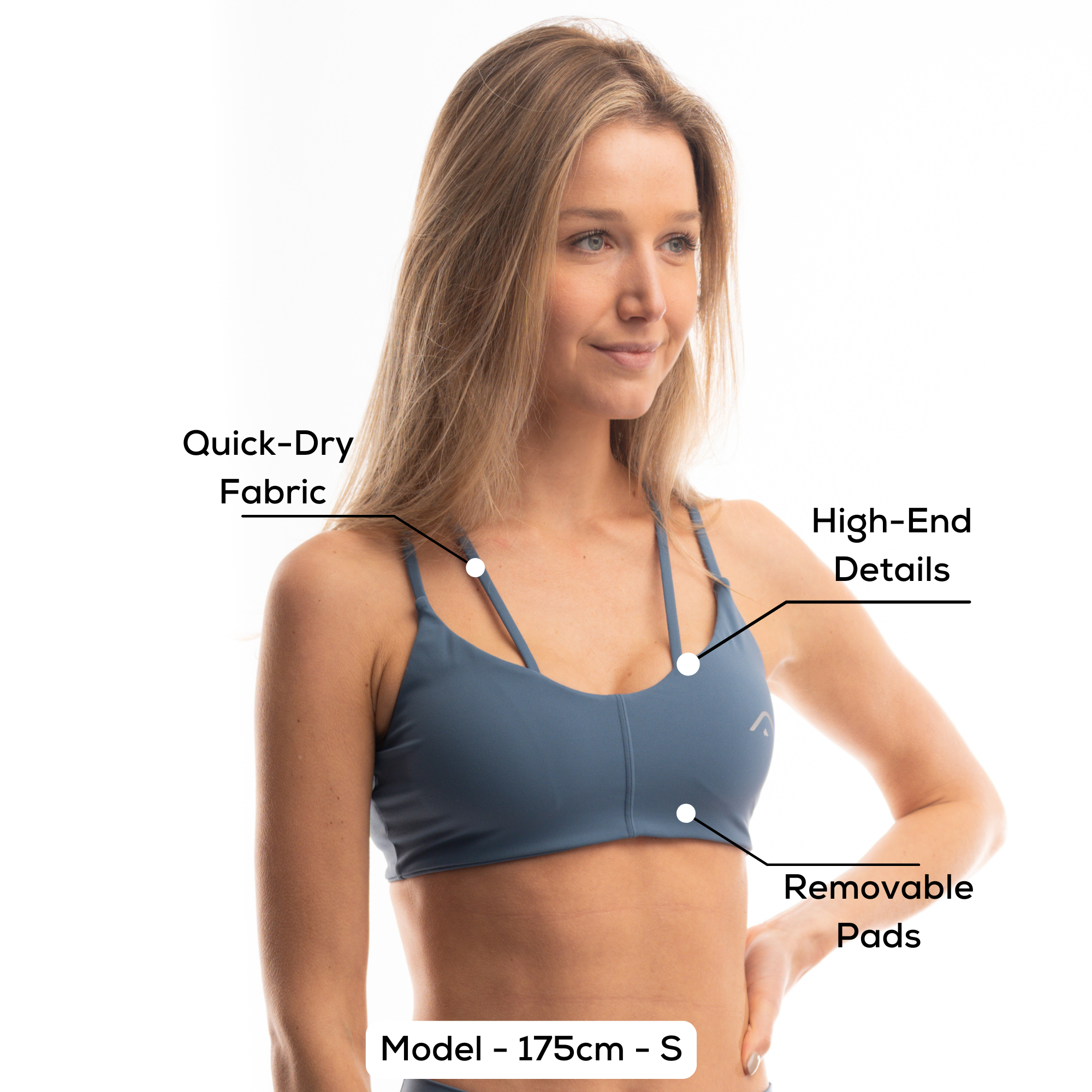 Sport Bra Glacier Blue