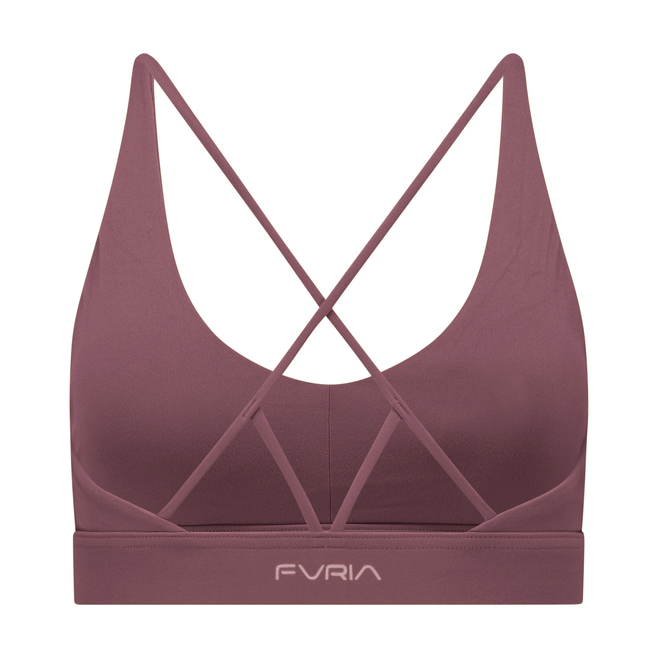 Sport Bra Basic Velvet Eggplant