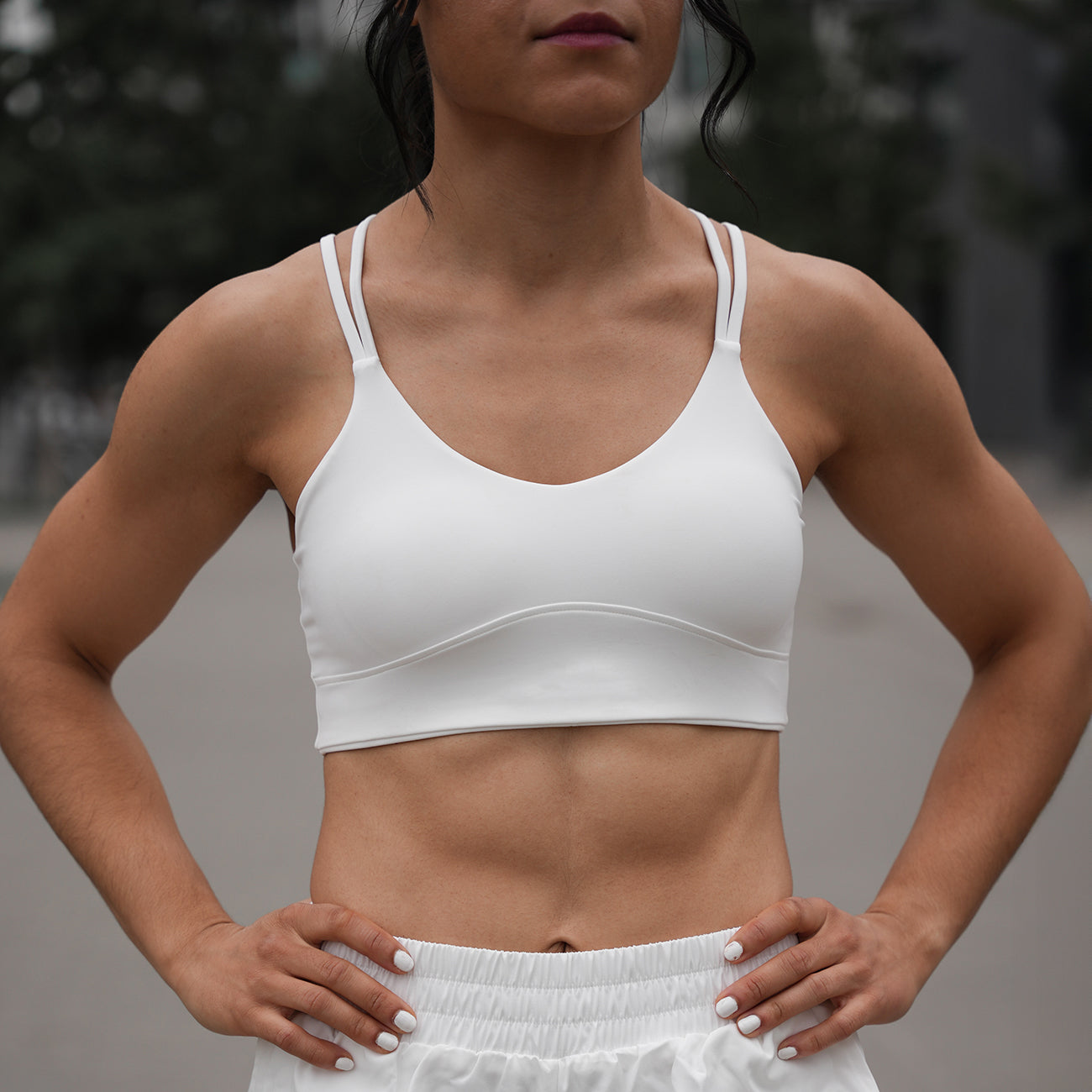 Sport Bh "Aura" Alabaster White