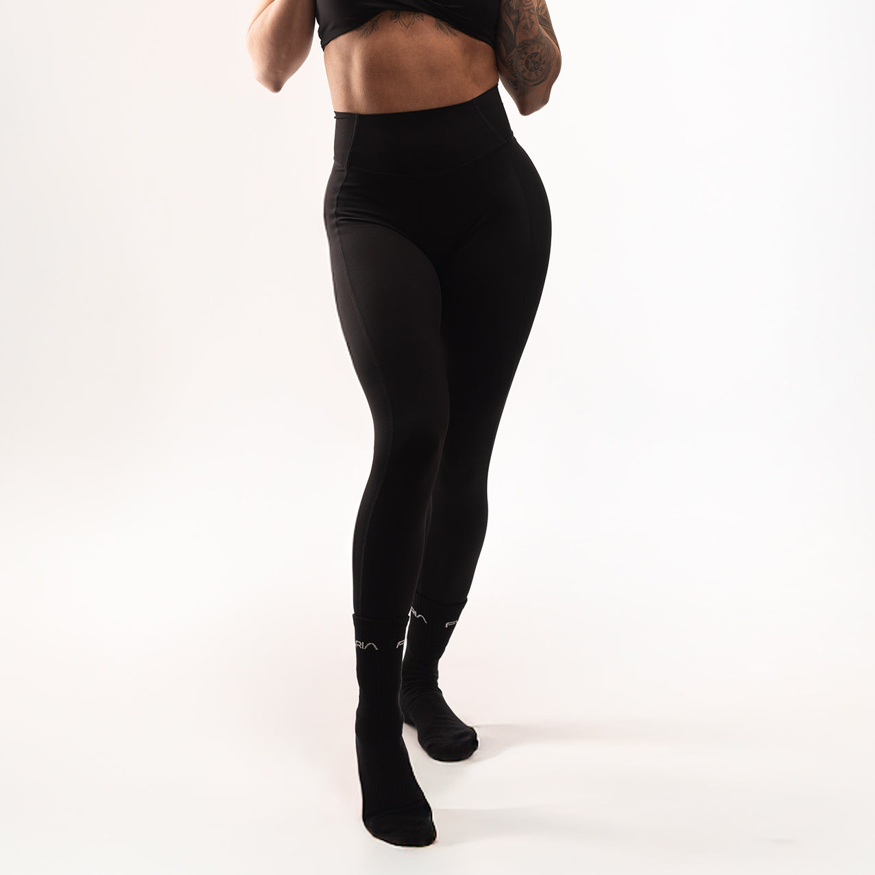 Legging - "Amber" Onyx Black