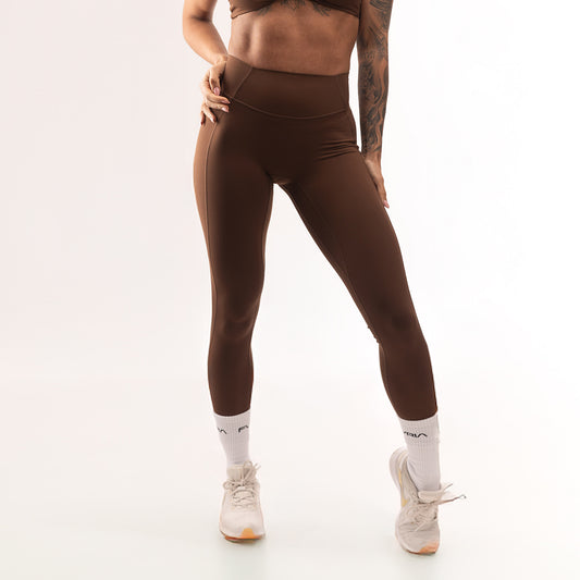 Legging - "Amber" Cocoa Brown