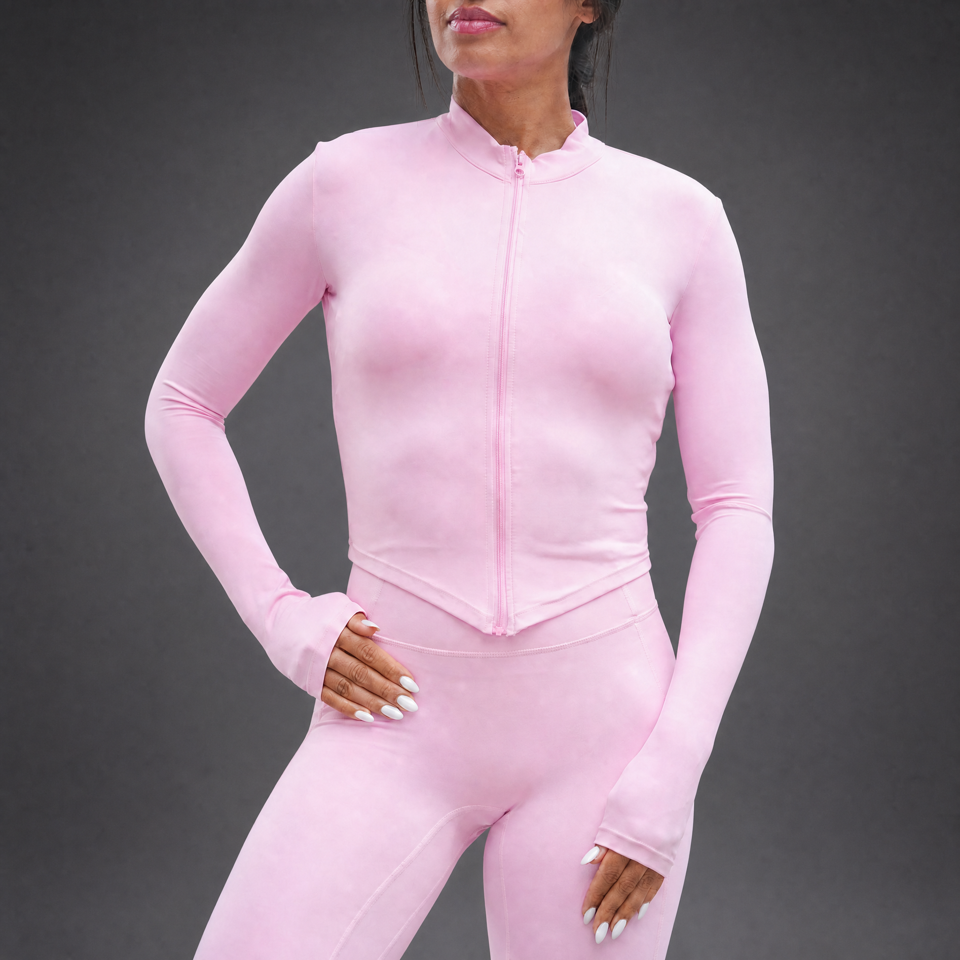 Dynamic Zip-Up "Sienna" Blossom Pink