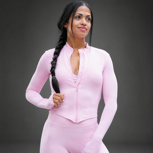 Dynamic Zip-Up "Sienna" Blossom Pink