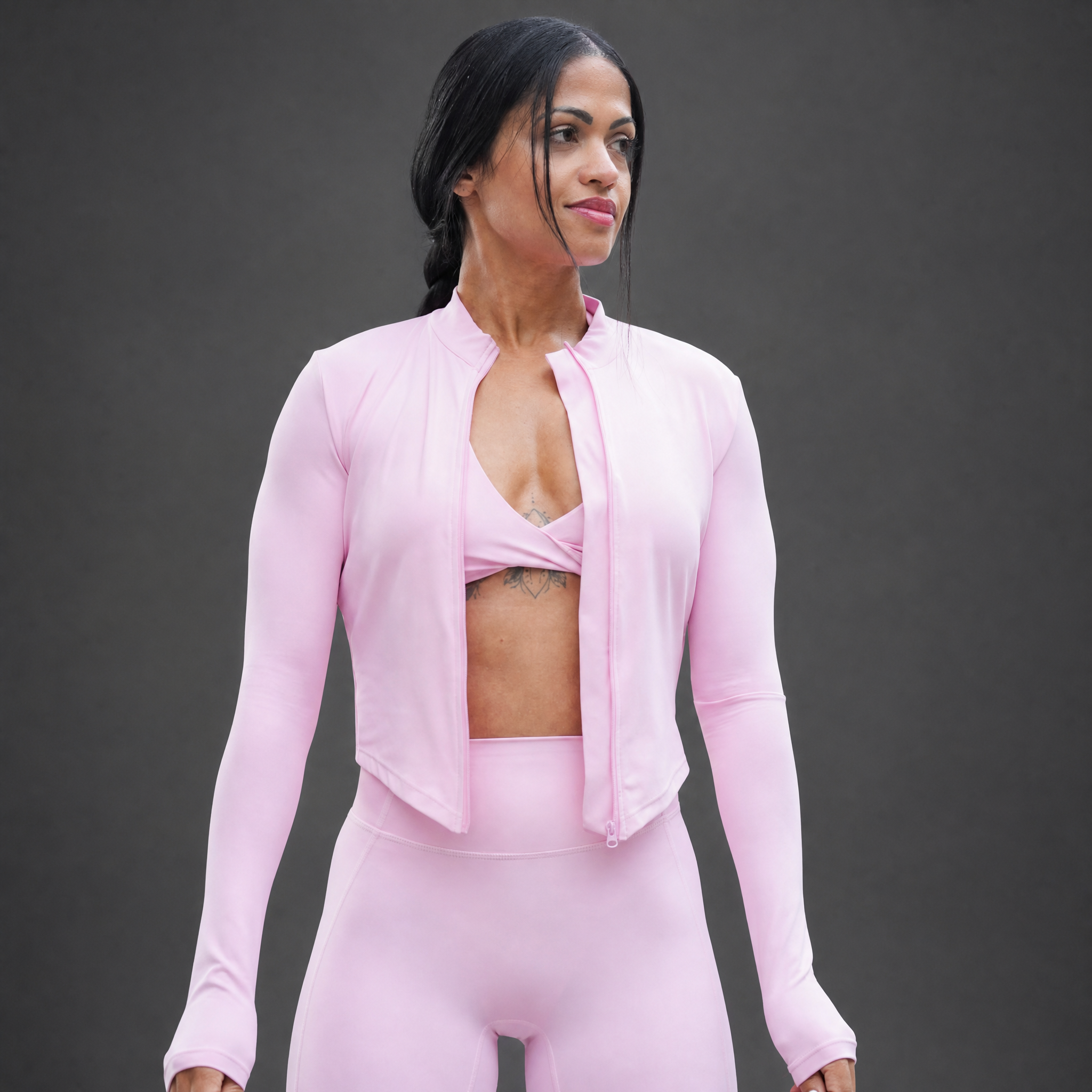 Dynamic Zip-Up "Sienna" Blossom Pink