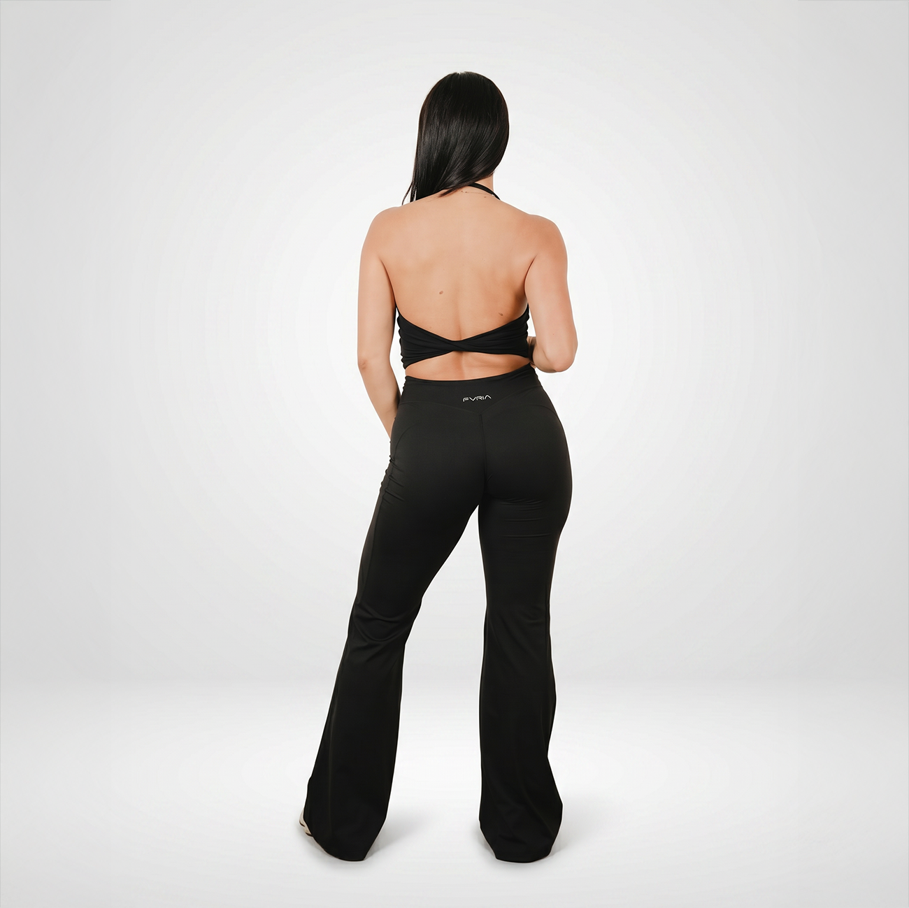 Flared legging "Muse" Onyx Black