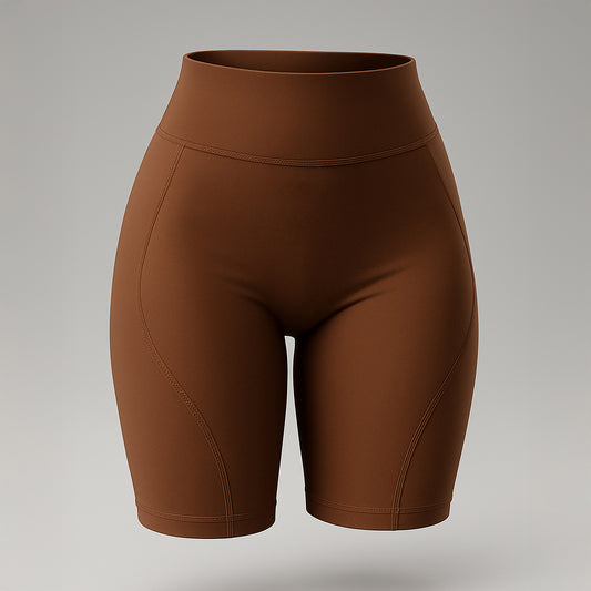 Short "Amber" Cocoa Brown