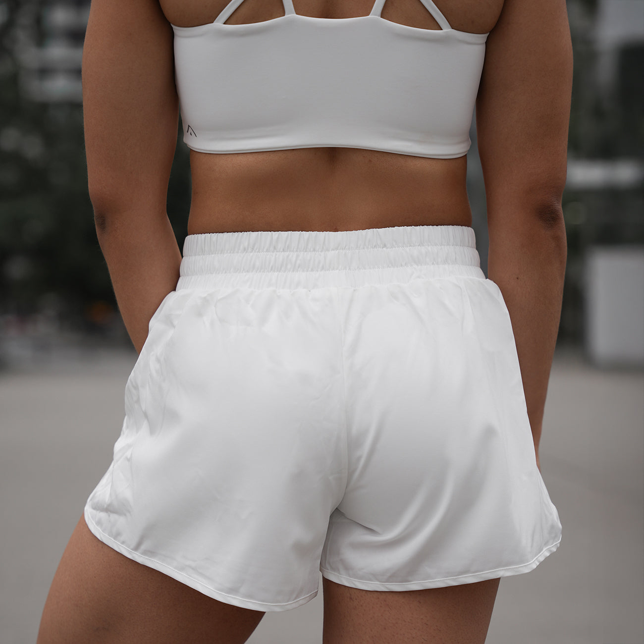 Shorts "Sable" Alabaster White