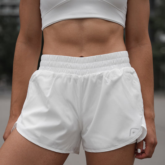 Shorts "Sable" Alabaster White
