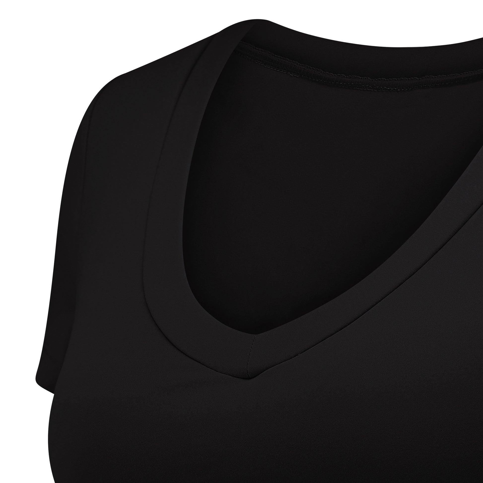 Crop V-Top Onyx Black