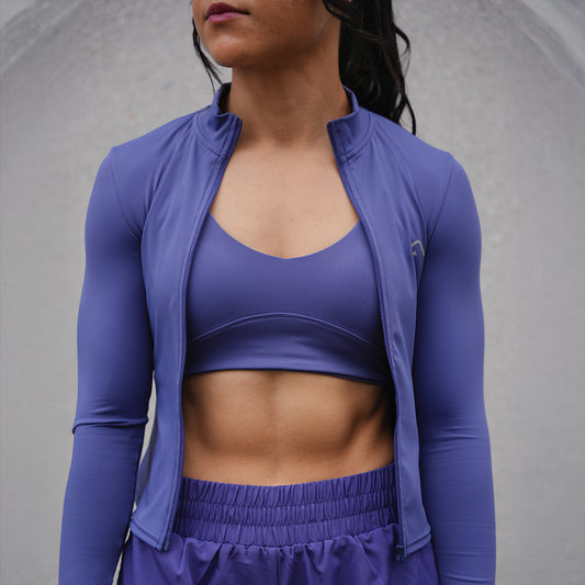 Dynamic Zip-Up "Haze" Sapphire Blue