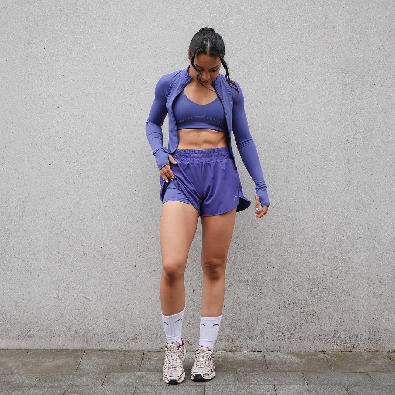 Dynamic Zip-Up "Haze" Sapphire Blue