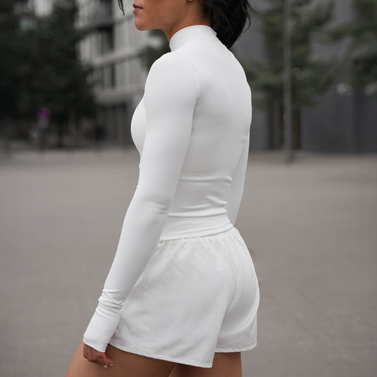 Dynamic Zip-Up "Haze" Alabaster White